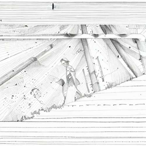 frame drawing,sheet drawing,roof truss,snow drawing,skeleton sections,roof structures,roof panels,pencil lines,panoramical,line drawing,formwork,klaus rinke's time field,paperboard,wood structure,roof plate,cutboard,wireframe graphics,frame border drawing,cross-section,fragmentation