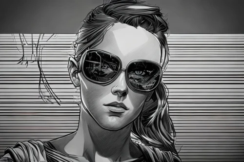 vector illustration,fashion vector,comic halftone woman,sunglasses,vector art,aviator sunglass,vector graphic,portrait background,vector girl,sunglass,sci fiction illustration,illustrator,vector graphics,comic style,aviator,frame illustration,wpap,vector image,shades,eyes line art