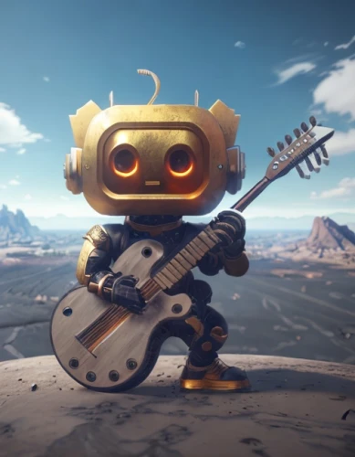 minions guitar,danbo,violinist violinist of the moon,metal rust,minibot,robot in space,guitar head,guitar player,electric guitar,acoustic-electric guitar,banjo bolt,wasteland,banjo uke,guitar,banjo,rock band,martian,the guitar,rust-orange,asterales,Common,Common,Game,Common,Common,Game,Common,Common,Game