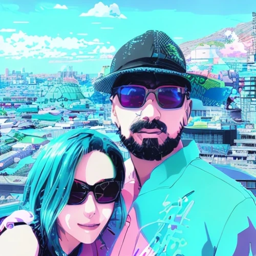 teal blue asia,tokyo ¡¡,anime 3d,high tourists,harajuku,couple goal,tourists,beautiful couple,mom and dad,dubai miracle garden,blue hawaii,hiyayakko,color turquoise,digiart,mexico city,wife and husband,partnerlook,evangelion eva 00 unit,man and wife,mobster couple,Common,Common,Japanese Manga,Common,Common,Japanese Manga