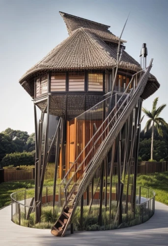 stilt house,asian architecture,tree house hotel,eco hotel,observation tower,lifeguard tower,outdoor structure,timber house,cube stilt houses,feng shui golf course,ubud,tree house,chinese architecture,japanese architecture,singapore landmark,singapore,wooden house,frame house,stilt houses,rumah gadang,Architecture,General,Modern,Industrial Modernism,Architecture,General,Modern,Industrial Modernism