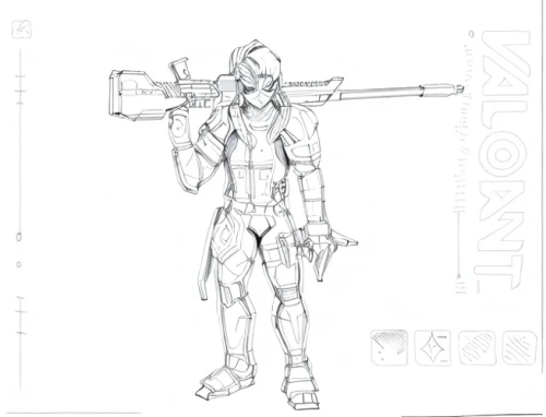 starting pistol,assault rifle,gunsmith,bolt-004,airsoft gun,mono-line line art,pistol,rifle,dissipator,marksman,kestrel,mercenary,mono line art,airgun,crossbow,concept art,combat medic,sniper,infantry,m4a4