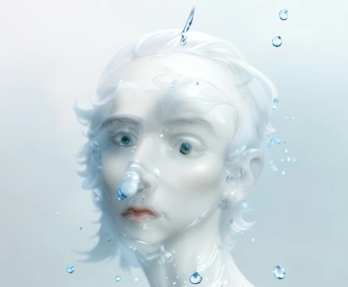 ice,ice queen,in water,water nymph,water,porcelaine,iced,water dripping,water drip,fountain head,milk splash,water pearls,water glace,the snow queen,icemaker,angel's tears,waterdrop,water drop,drops of milk,drop of water,Game&Anime,Manga Characters,Fantasy
