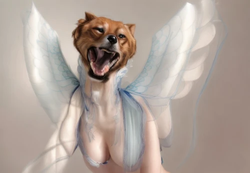 dog angel,kelpie,borzoi,posavac hound,canidae,saluki,dog illustration,ibizan hound,new guinea singing dog,podenco canario,dog,transylvanian hound,guardian angel,pharaoh hound,crying angel,sighthound,australian kelpie,pariah dog,laika,pet portrait