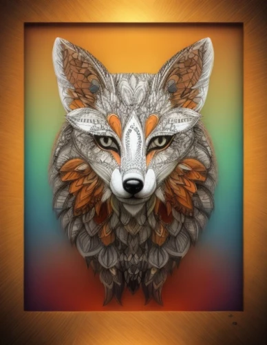 grey fox,south american gray fox,redfox,vulpes vulpes,kit fox,red fox,coyote,fox,animal portrait,a fox,silver fox,colored pencil background,swift fox,autumn icon,pencil icon,fauna,desert fox,digital artwork,furta,digital art