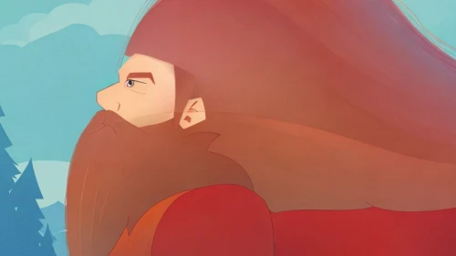 little mermaid,red cape,little red riding hood,red riding hood,chasm,ariel,cloak,red fish,mermaid background,rapunzel,red coat,red cliff,low poly,cave girl,low-poly,scarlet witch,progresses,deep coral,unfinished,adrift,Game&Anime,Doodle,Children's Animation