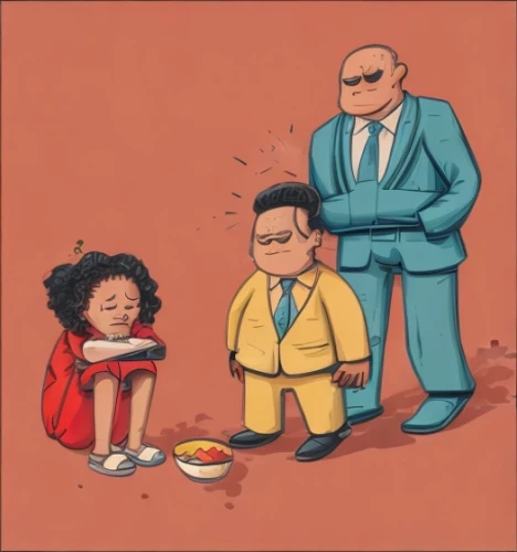 pyongyang,kids illustration,north korea,cartoon people,mafia,diverse family,child is sitting,yo-kai,little people,advisors,kingpin,trio,miño,hear no evil,a meeting,kids' meal,tiny people,huevos divorciados,characters,business people