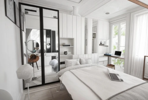 modern room,guest room,scandinavian style,room divider,canopy bed,bedroom,modern decor,guestroom,danish room,contemporary decor,smart home,white room,boutique hotel,home interior,great room,inverted cottage,interior design,ornate room,shared apartment,one-room,Product Design,Furniture Design,Modern,Geometric Luxe