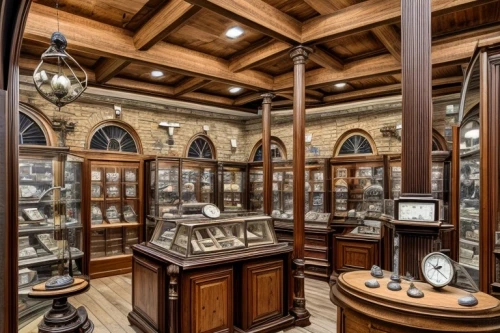 china cabinet,jewelry store,pocket watches,cabinets,cabinetry,dark cabinetry,brandy shop,apothecary,shoe cabinet,bathroom cabinet,gold shop,gift shop,house jewelry,dark cabinets,watchmaker,display case,jewelry（architecture）,cabinet,ornate room,victorian kitchen