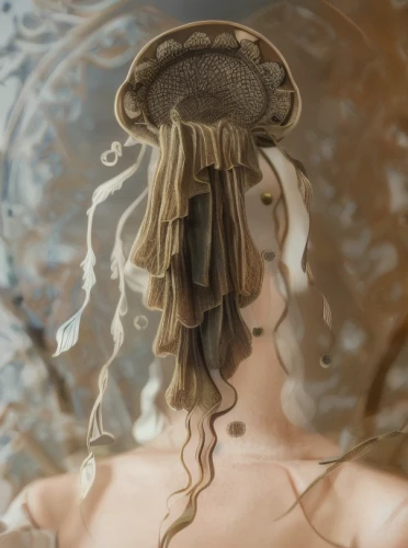 lion's mane jellyfish,jellyfish collage,cnidaria,the hat of the woman,medusa,beautiful bonnet,headpiece,woman's hat,mushroom hat,headdress,jellyfish,box jellyfish,shower cap,veil,bonnet,sea jellies,kippah,the hat-female,junshan yinzhen,turban