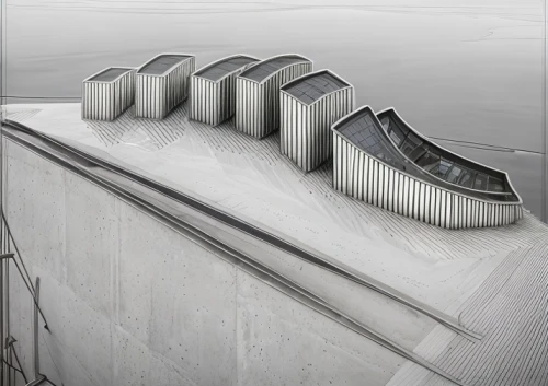 hydropower plant,kirrarchitecture,skeleton sections,continental shelf,cooling tower,archidaily,concrete construction,futuristic architecture,skyscapers,reinforced concrete,3d rendering,arhitecture,escalator,terraced,calatrava,elbphilharmonie,metro escalator,concrete plant,observation deck,multi storey car park,Architecture,General,Modern,Industrial Modernism