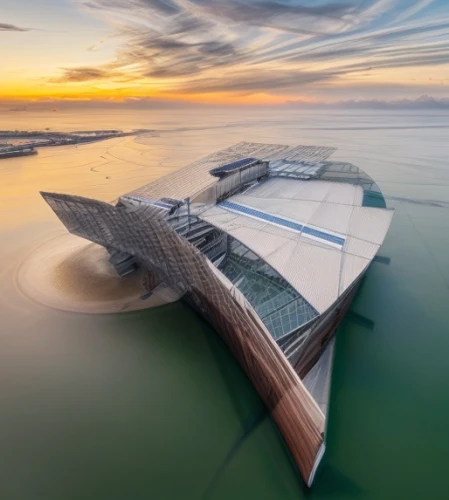 sunken boat,concrete ship,rowing boat,house of the sea,boathouse,boat landscape,wooden boat,futuristic art museum,boat shed,boat house,boat on sea,old wooden boat at sunrise,rowing-boat,floating huts,boat rowing,house by the water,abandoned boat,cube stilt houses,rowing boats,futuristic architecture
