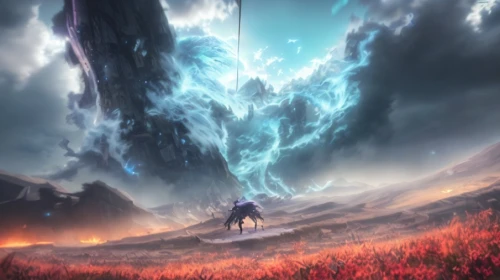 fantasy landscape,fantasy picture,3d fantasy,fantasy art,chasm,photomanipulation,oryx,fantasia,music background,world digital painting,heaven gate,barren,astral traveler,games of light,mountain world,futuristic landscape,beyond,orchestral,wanderer,game art,Common,Common,Game