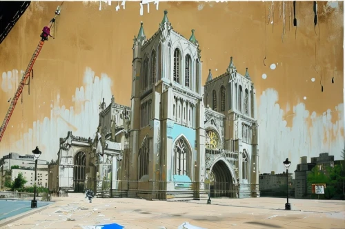 facade painting,church painting,paint stoke,notre-dame,croydon facelift,chalk drawing,to paint,graffiti splatter,wall painting,metz,conservation-restoration,meticulous painting,st-denis,belfast,coventry,photo painting,notre dame,reims,mural,st mary's cathedral