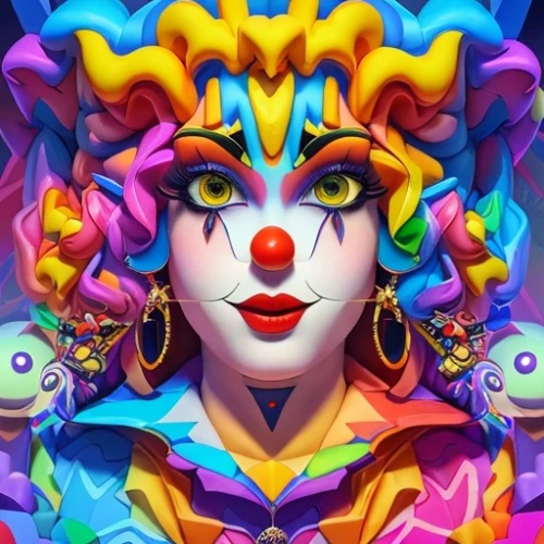 clown,creepy clown,scary clown,rodeo clown,horror clown,jester,cirque,circus,circus animal,queen of hearts,harlequin,clowns,psychedelic art,cirque du soleil,cosmetic,phone icon,bodypainting,ringmaster,neon body painting,triggerfish-clown,Common,Common,Cartoon