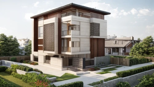 build by mirza golam pir,modern house,residential house,two story house,3d rendering,new housing development,modern architecture,residential tower,floorplan home,house shape,model house,timber house,cubic house,housebuilding,garden elevation,wooden house,house sales,house drawing,frame house,residential property,Architecture,General,Masterpiece,Vernacular Modernism
