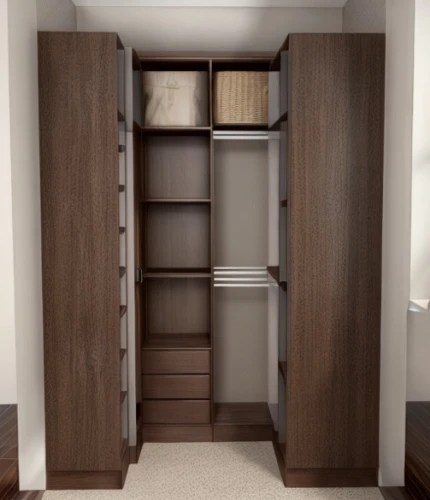 walk-in closet,storage cabinet,cupboard,room divider,cabinetry,armoire,cabinets,wardrobe,pantry,closet,hinged doors,search interior solutions,hallway space,drawers,under-cabinet lighting,shelving,dark cabinetry,3d rendering,bookcase,metal cabinet