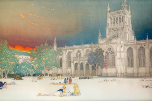 snow scene,joseph turner,bellini,christmas scene,francis barlow,church painting,1921,1905,the conflagration,1906,1926,glory of the snow,asher durand,1925,coventry,july 1888,champ de mars,ice rink,fox and hare,night scene
