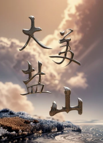 photo manipulation,traditional chinese musical instruments,surrealism,digital compositing,flying birds,shaolin kung fu,chinese horoscope,weathervane design,image manipulation,formation flight,chinese icons,elves flight,flying noodles,five elements,birds in flight,flying machine,music notes,photomanipulation,dragon boat,flying objects,Realistic,Movie,Stylish Elegance