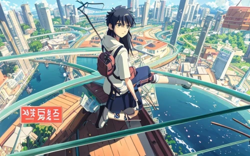 cablecar,love lock,torii,red string,sidonia,34 meters high,sailing saw,anime japanese clothing,aerial view umbrella,mikado,above the city,love locks,kantai collection sailor,cable car,aonori,anime 3d,background image,yuzu,白斩鸡,osaka,Common,Common,Japanese Manga