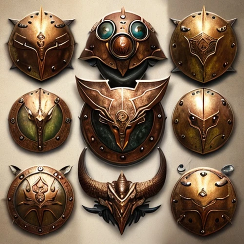 shields,tribal masks,knight armor,helmets,halloween masks,mod ornaments,african masks,armor,masks,crown icons,mask duty,scarabs,helmet plate,scarab,armour,head plate,iron mask hero,the order of the fields,shield,set of icons,Game&Anime,Pixar 3D,Pixar 3D