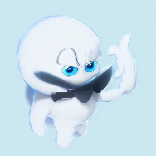 casper,snowball,ghost,aquafaba,boo,whitey,the ghost,iceman,olaf,icemaker,father frost,ice,ghost background,tea cup fella,smurf figure,ori-pei,gum,baymax,gost,real marshmallow,Game&Anime,Pixar 3D,Pixar 3D