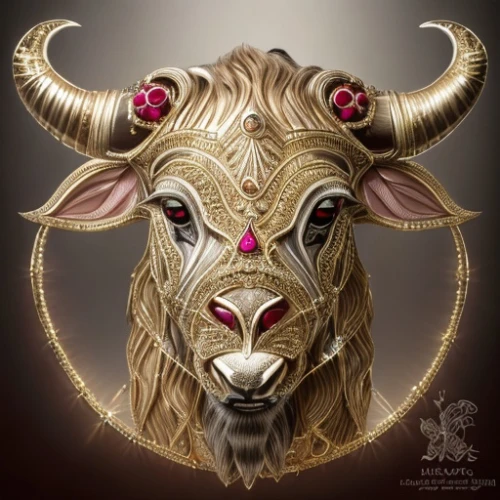 tribal bull,taurus,the zodiac sign taurus,horoscope taurus,anglo-nubian goat,ovis gmelini aries,capricorn,deer bull,cow horned head,mouflon,zebu,gold deer,zodiac sign leo,ruminant,barbary sheep,ram,barong,bighorn ram,bos taurus,horned,Product Design,Jewelry Design,Europe,Romantic Charm