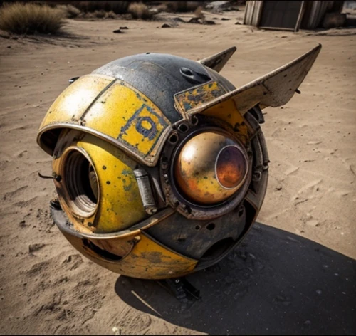 diving helmet,fallout,fallout4,construction helmet,wasteland,soldier's helmet,motorcycle helmet,bb8-droid,life buoy,astronaut helmet,scarab,diving bell,safety helmet,helmet,fresh fallout,metal rust,district 9,gas grenade,diving mask,civil defense,Common,Common,Natural