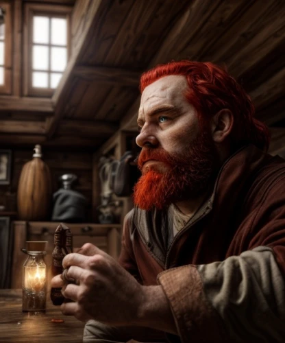 dwarf cookin,dwarf sundheim,merchant,apothecary,blacksmith,tinsmith,tavern,witcher,vendor,candlemaker,dwarf,male elf,viking,male character,rob roy,dwarves,game illustration,nördlinger ries,gnomes at table,thames trader,Common,Common,Natural