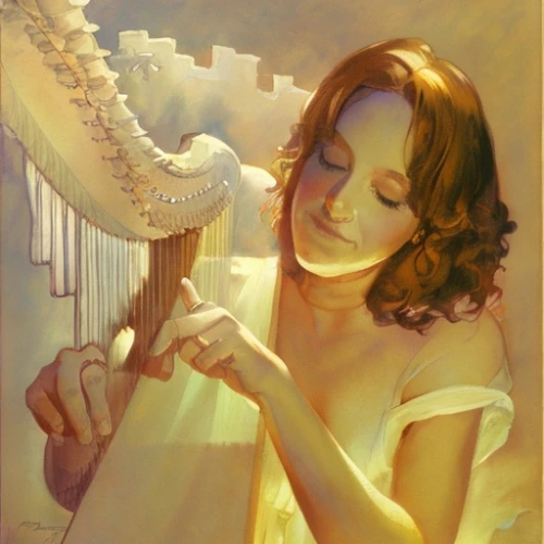 harpist,harp player,angel playing the harp,celtic harp,serenade,harp,melodica,accordion player,accordionist,harp strings,woman playing,musician,harp with flowers,panpipe,accordion,charango,piano player,musical instrument,concerto for piano,pan flute