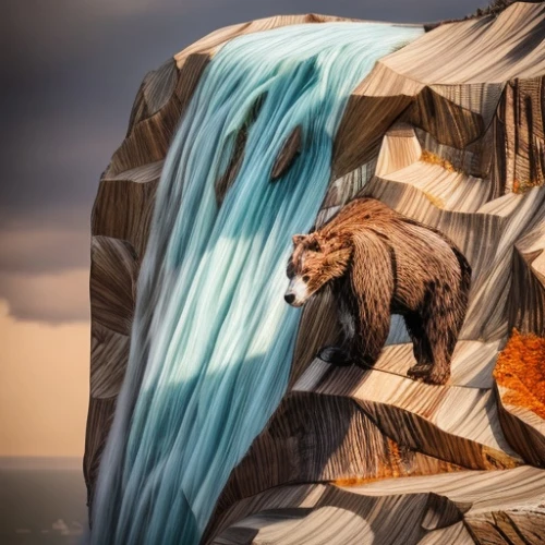 brown waterfall,bear guardian,grizzlies,tower fall,bear market,wasserfall,bears,kodiak bear,the bears,water fall,falls of the cliff,take-off of a cliff,bear kamchatka,brown bears,leap of faith,cliff face,cliff jumping,falls,grizzly bear,water falls,Common,Common,Natural