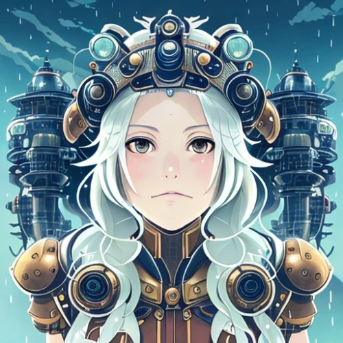 medusa,game illustration,winterblueher,libra,steampunk,the snow queen,steam icon,robot icon,gemini,portrait background,bot icon,piko,aquanaut,android game,stechnelke,clockmaker,eris,ora,magna,steampunk gears,Game&Anime,Manga Characters,Concept