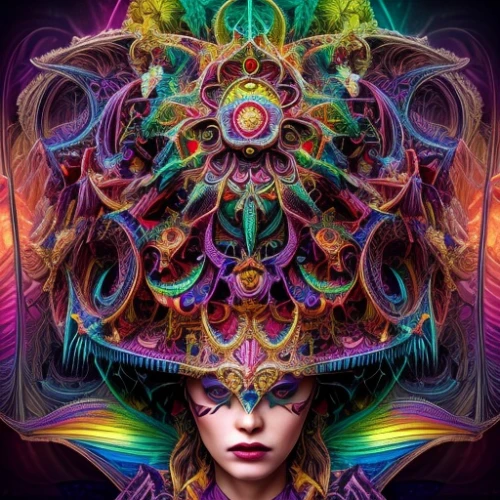 psychedelic art,kaleidoscope art,psychedelic,colorful tree of life,shaman,shamanic,boho art,kaleidoscopic,pachamama,kaleidoscope,shamanism,fairy peacock,colorful spiral,third eye,peacock,hallucinogenic,lsd,mandala,the hat of the woman,aura,Common,Common,Fashion