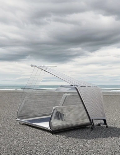 fishing tent,beach tent,roof tent,beach furniture,teardrop camper,wind finder,camper on the beach,bicycle trailer,powered hang glider,mobile sundial,wind generator,camping chair,camper van isolated,paraglider inflation of sailing,surfing equipment,wind machine,sunshade,beach umbrella,paraglider sails,beach defence,Architecture,General,Masterpiece,Humanitarian Modernism