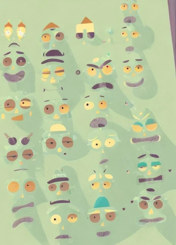 faces,multicolor faces,vector people,animal faces,heads,masks,blobs,fish collage,dental icons,fishes,ice cream icons,smilies,emoticons,line face,macaron pattern,cartoon forest,lots of eggs,facial expressions,mermaid vectors,scandia gnomes,Game&Anime,Doodle,Fairy Tales