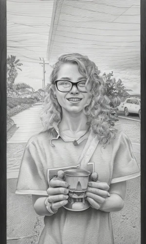 pencil frame,camera illustration,camera drawing,graphite,coffee tea illustration,girl drawing,silver framed glasses,chalk drawing,woman drinking coffee,girl with cereal bowl,pencil drawing,pencil art,coffee tea drawing,woman holding a smartphone,artist portrait,digital drawing,pencil drawings,apple frame,illustrator,dental hygienist,Art sketch,Art sketch,Ultra Realistic