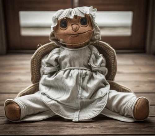 monchhichi,wooden doll,cloth doll,female doll,handmade doll,wooden figure,pubg mascot,vintage doll,straw doll,et,teddy bear waiting,knuffig,child is sitting,collectible doll,string puppet,geppetto,voo doo doll,sackcloth,clay doll,3d teddy,Common,Common,Photography