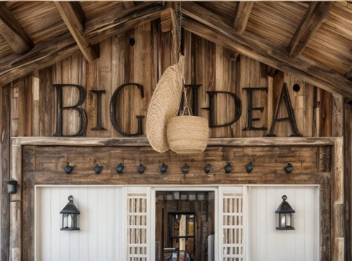 wooden beams,round barn,wooden letters,field barn,quilt barn,piglet barn,wooden arrow sign,wooden signboard,big idea,decorative letters,barn,wooden sign,wedding decorations,bed and breakfast,hanging bulb,wooden buckets,wooden construction,wood art,straw bale,a restaurant,Commercial Space,Restaurant,Caribbean Country