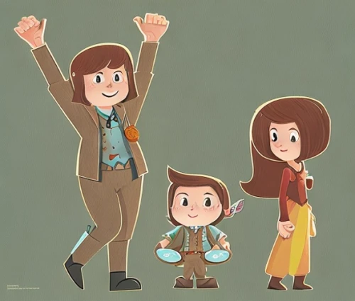 kids illustration,retro cartoon people,vintage children,vintage boy and girl,birch family,vector people,pine family,herring family,little boy and girl,cartoon people,cute cartoon image,stick kids,boy and girl,scouts,lupin,elm family,mulberry family,villagers,pines,happy family,Game&Anime,Doodle,Fairy Tales