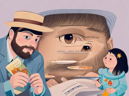 kids illustration,donut illustration,cut out biscuit,papadum,pesach,vector illustration,book illustration,food icons,pan flute,pinocchio,coffee tea illustration,jew's harp,caricaturist,digital illustration,illustrator,almond biscuit,father with child,girl with bread-and-butter,game illustration,pandesal,Game&Anime,Doodle,Fairy Tales