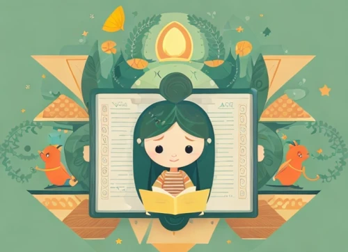 fairy tale icons,autumn icon,little girl reading,kids illustration,flat blogger icon,frame illustration,pencil icon,medicine icon,child with a book,vector illustration,book illustration,growth icon,frame border illustration,game illustration,coffee tea illustration,illustrator,girl praying,fairy tale character,pregnant woman icon,girl in a wreath,Game&Anime,Doodle,Fairy Tales