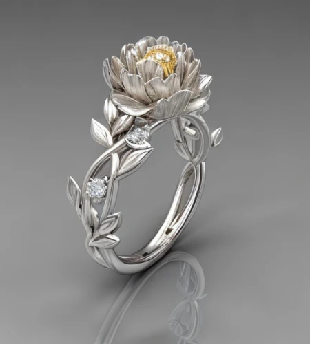 porcelain rose,ring with ornament,filigree,jewelry florets,ring jewelry,silversmith,flower of water-lily,pre-engagement ring,wedding ring,art nouveau design,finger ring,crown flower,white passion flower,lotus blossom,white chrysanthemum,the white chrysanthemum,ikebana,celestial chrysanthemum,engagement ring,crown render,Product Design,Jewelry Design,Europe,French Elegance