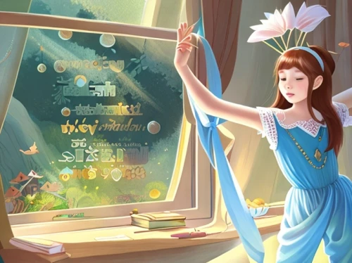 fairy tale character,princess anna,cinderella,wishes,children's fairy tale,princess sofia,fairy world,alice in wonderland,fairy tale,fairytales,fairy tales,disney,magic mirror,fantasia,fairytale,disney character,fantasy world,fairy,alice,shanghai disney,Game&Anime,Doodle,Children's Animation