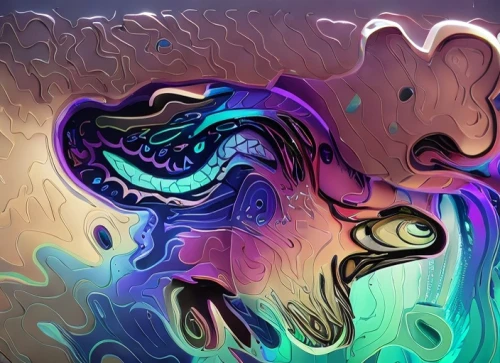 chameleon abstract,fractalius,psychedelic art,hippocampus,dimensional,fluid,psychedelic,fluid flow,swirls,abstract artwork,turmoil,vortex,swirling,digital art,background abstract,coral swirl,lsd,abstract cartoon art,abstract smoke,symbiotic,Common,Common,Game