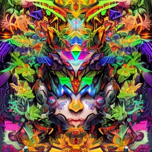 psychedelic art,kaleidoscope art,kaleidoscopic,kaleidoscope,lsd,psychedelic,prism,shaman,colorful tree of life,dimensional,fractalius,hallucinogenic,fractals art,acid,trip computer,multicolor faces,digiart,shamanic,masquerade,chameleon abstract