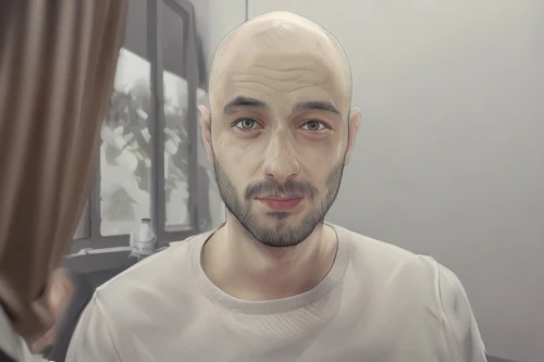 hair loss,thinking man,b3d,barber,fan art,alpha,digital painting,man thinking,ice,kapparis,ice text,bald,crying man,portait,emogi,the long-hair cutter,the face of god,white head,autistic,transparent image