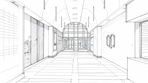 hallway space,hallway,corridor,school design,hall,office line art,dormitory,line drawing,kirrarchitecture,entry,empty hall,passage,daylighting,large space,mono-line line art,archidaily,store fronts,3d rendering,entrance hall,entry path