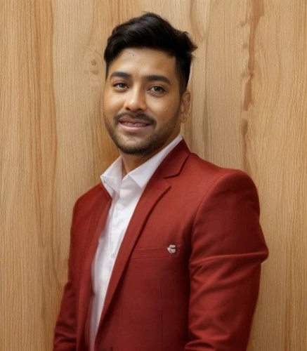 amitava saha,nepali npr,devikund,mahendra singh dhoni,bangladeshi taka,social,indian celebrity,real estate agent,linkedin icon,on a red background,dhansak,khoresh,red background,thavil,suit actor,indian,blur office background,composite,red avadavat,formal guy