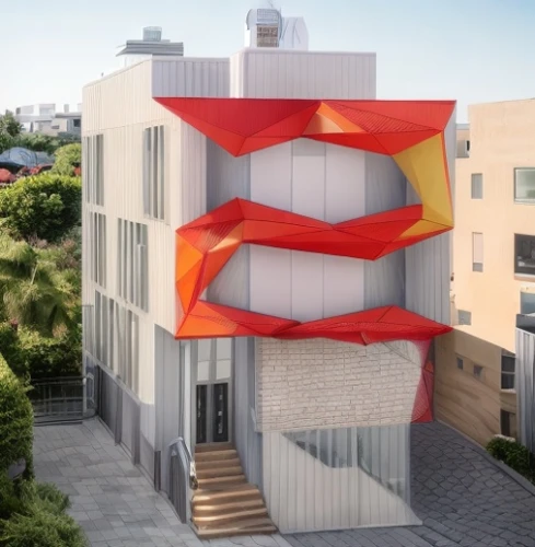 athens art school,cubic house,cube house,public art,facade panels,archidaily,fish wind sock,modern architecture,facade painting,tel aviv,facade insulation,colorful facade,sky apartment,contemporary,multi-storey,arhitecture,dna helix,three dimensional,kinetic art,3d albhabet