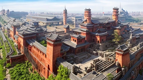 hogwarts,shanghai disney,castle iron market,kings landing,castle of the corvin,dragon palace hotel,new castle,citadel,zamek malbork,roofs,castelul peles,hohenzollern castle,turrets,roof domes,peter-pavel's fortress,the red square,medieval,castleguard,beautiful buildings,krakow,Architecture,General,Chinese Traditional,Ming Dynasty